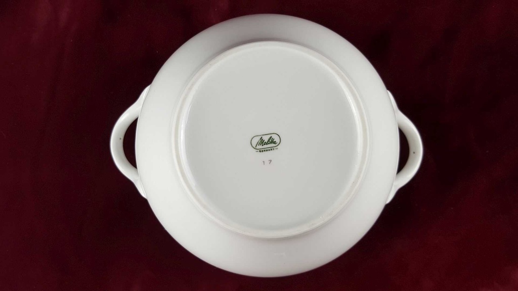 [45817320] Ragoutterrine Terrine Servierschüssel Golddekor 1,5 L Melitta Verona gebraucht - gut Bild 6