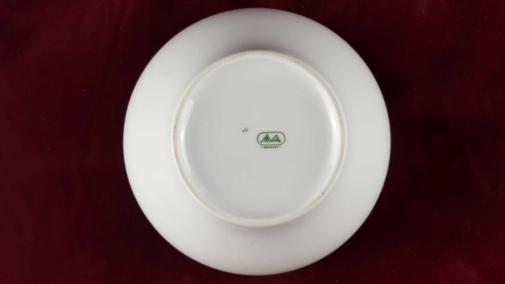 [45817321] Schüssel Salatschüssel Golddekor 19 cm Melitta Verona gebraucht - sehr gut Bild 4