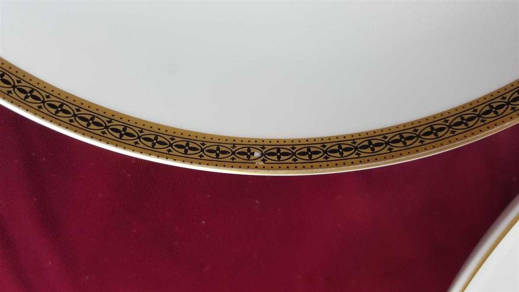 [2119337] 6er Set Suppenteller Golddekor 22 cm Melitta Verona gebraucht - gut Bild 5