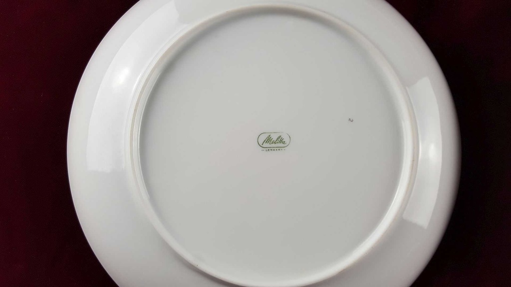 [2119337] 6er Set Suppenteller Golddekor 22 cm Melitta Verona gebraucht - gut Bild 6