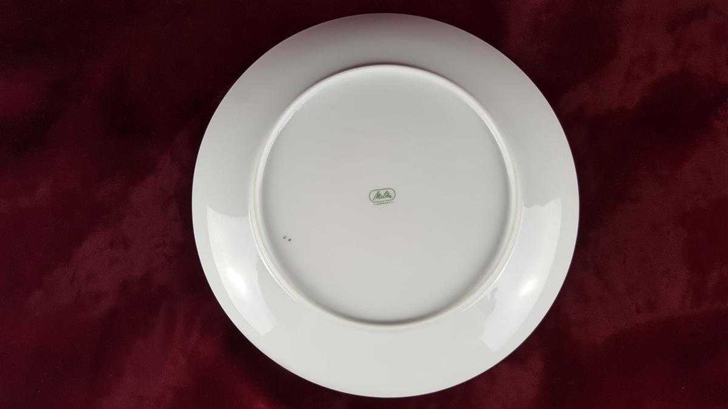[2119338] 6er Set Speiseteller Essteller Golddekor 25,2 cm Melitta Verona gebraucht - gut Bild 7