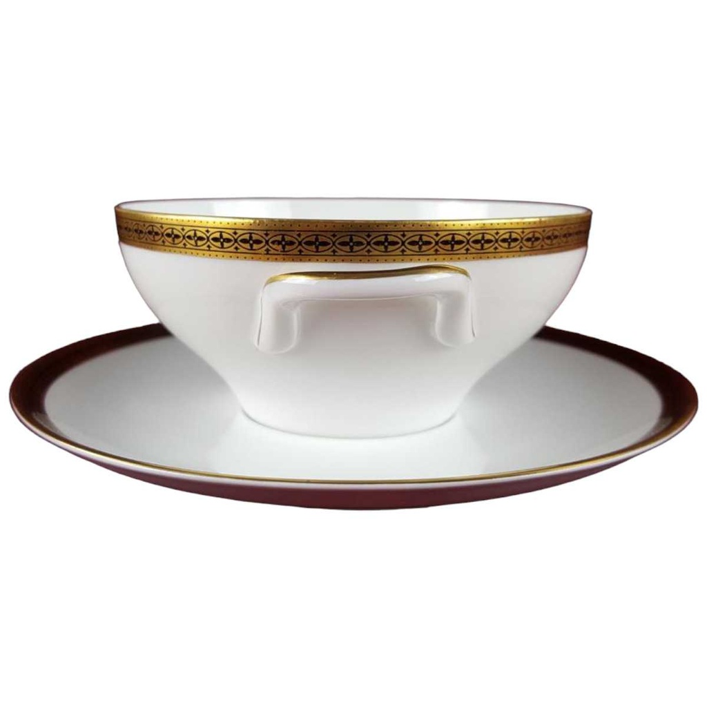 [45817327] Suppentasse mit Untertasse Golddekor Melitta Verona gebraucht - sehr gut Bild 2