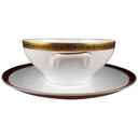[45817327] Suppentasse mit Untertasse Golddekor Melitta Verona gebraucht - sehr gut Bild 2