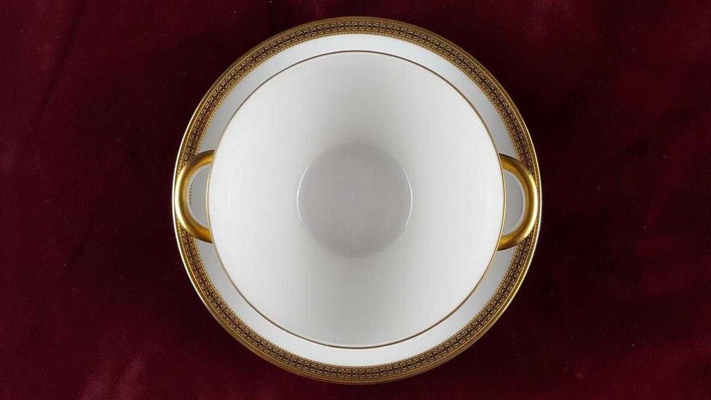 [45817327] Suppentasse mit Untertasse Golddekor Melitta Verona gebraucht - sehr gut Bild 3