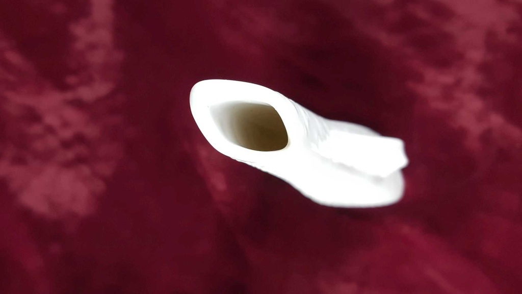 [45817330] Vase Henkelvase Dekorative 25,5 cm Hutschenreuther Weiß gebraucht - sehr gut Bild 5