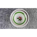 [45817337] Schüssel handgemalt 3tlg 23 cm K.G.G. unbek.Hersteller gebraucht - akzeptabel Bild 6