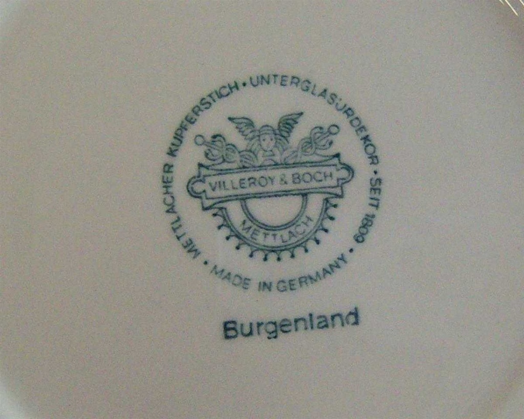 [4581734] Untertasse für Suppe 17,3 cm Villeroy & Boch Burgenland Grün gebraucht - sehr gut Bild 3