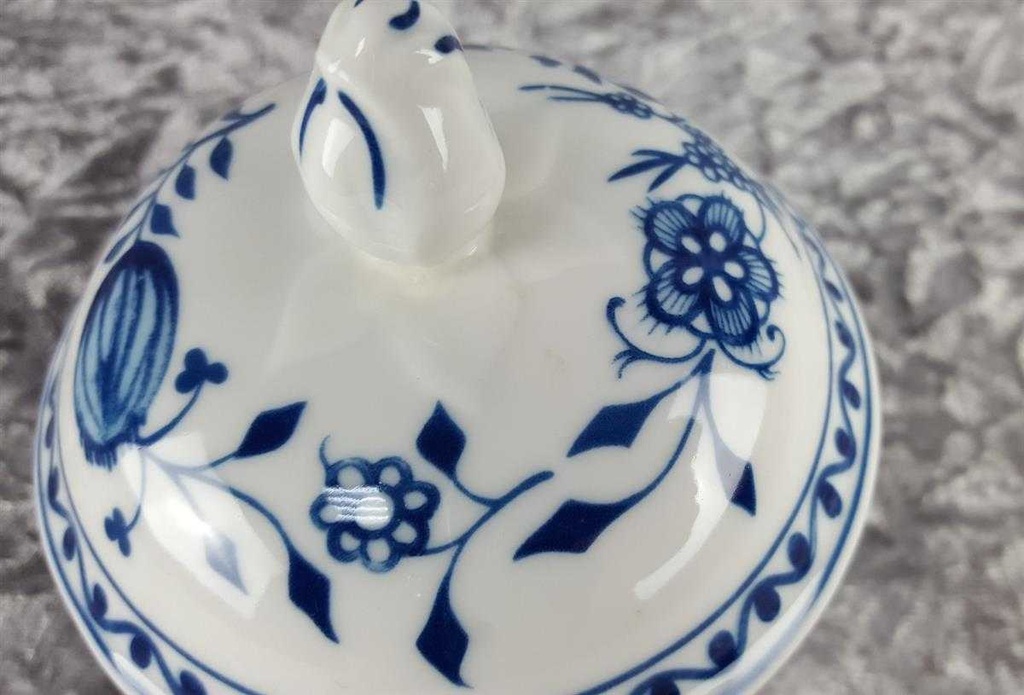 [45817350] Zuckerdose Kahla Zwiebelmuster gebraucht - gut Bild 3