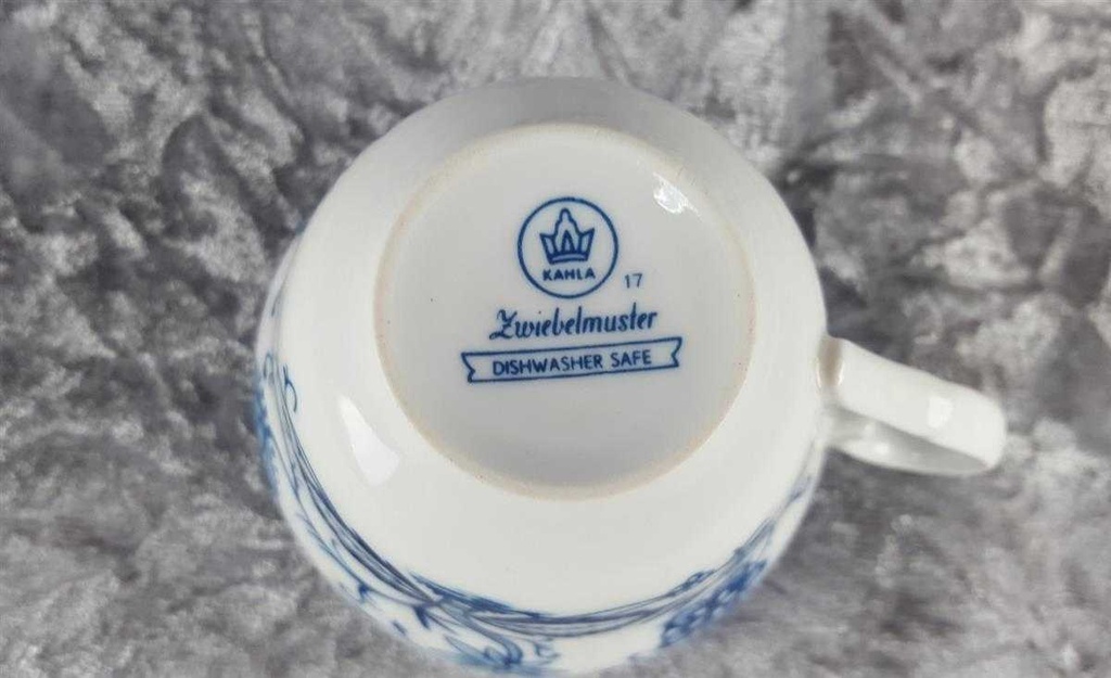 [45817360] Kaffeetasse Tasse Kahla Zwiebelmuster gebraucht - gut Bild 3