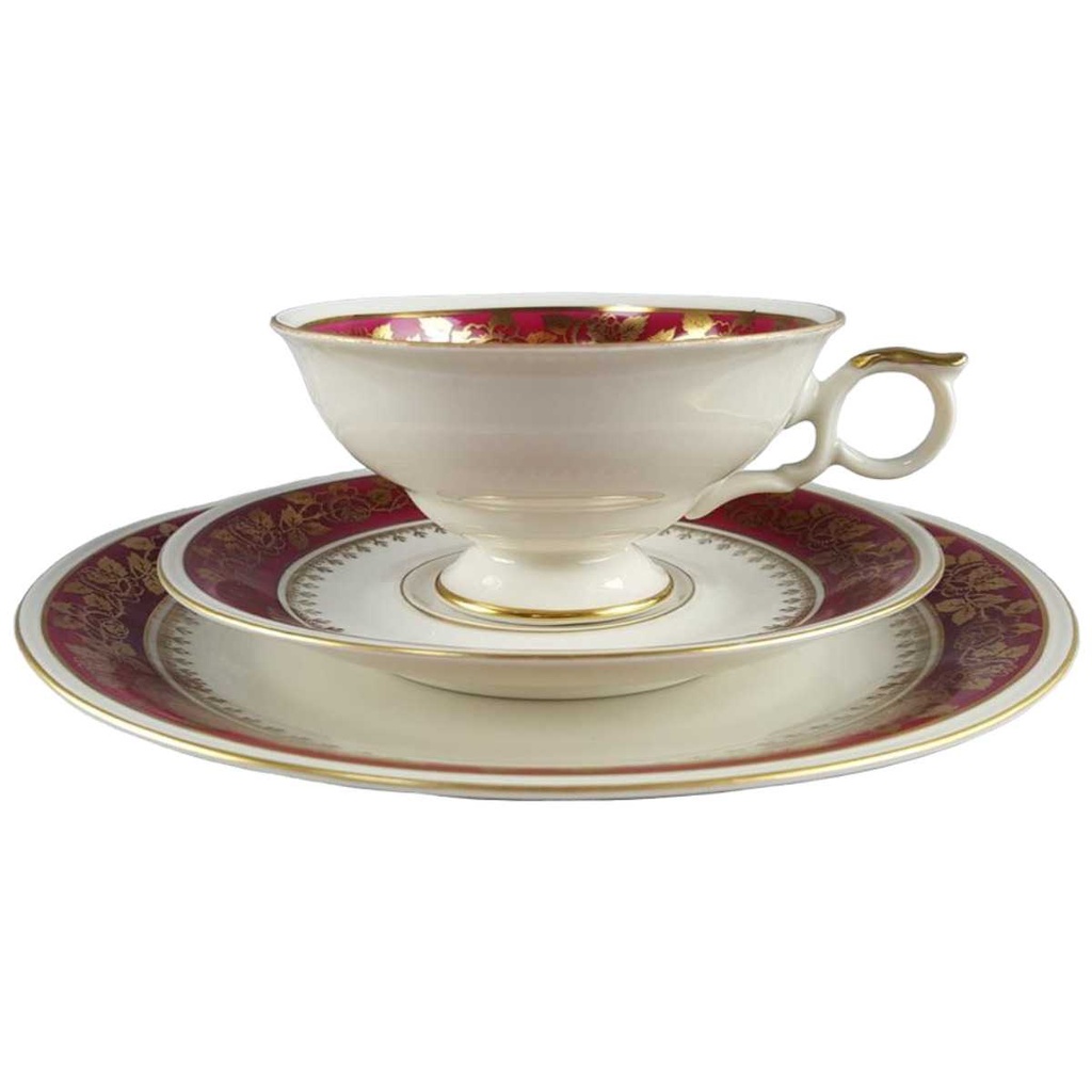 [45817365] Teetasse Sammeltasse Tasse 3tlg Schaller Sammeltassen Elfenbein Beige Bavaria gebraucht - sehr gut Bild 2