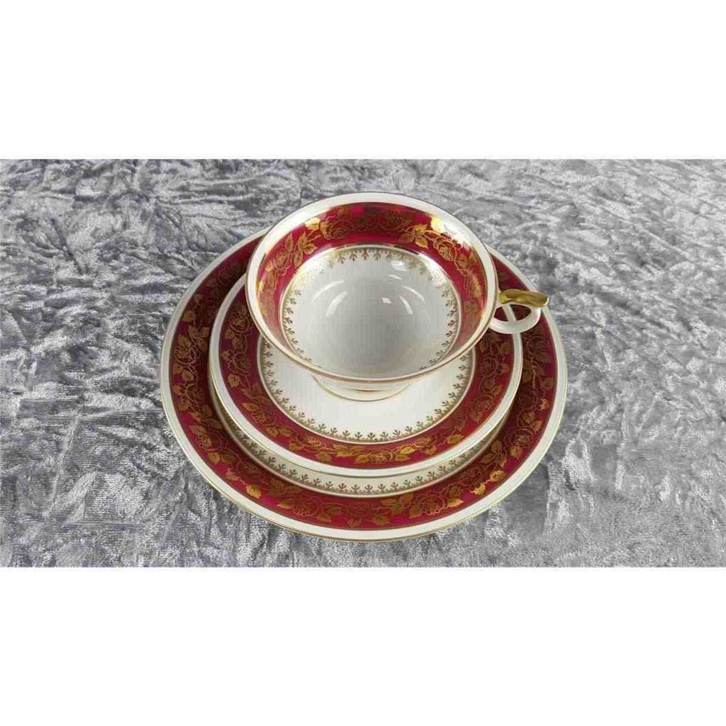 [45817365] Teetasse Sammeltasse Tasse 3tlg Schaller Sammeltassen Elfenbein Beige Bavaria gebraucht - sehr gut Bild 3