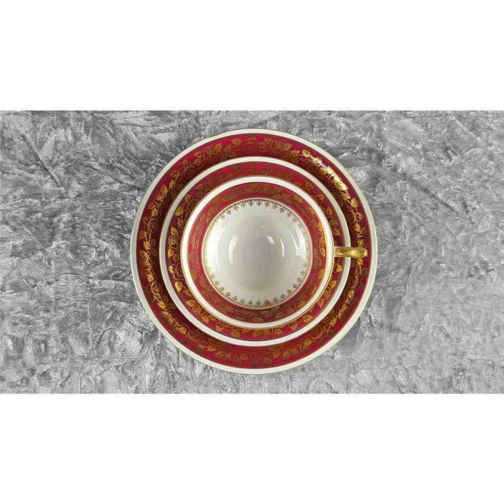 [45817365] Teetasse Sammeltasse Tasse 3tlg Schaller Sammeltassen Elfenbein Beige Bavaria gebraucht - sehr gut Bild 4