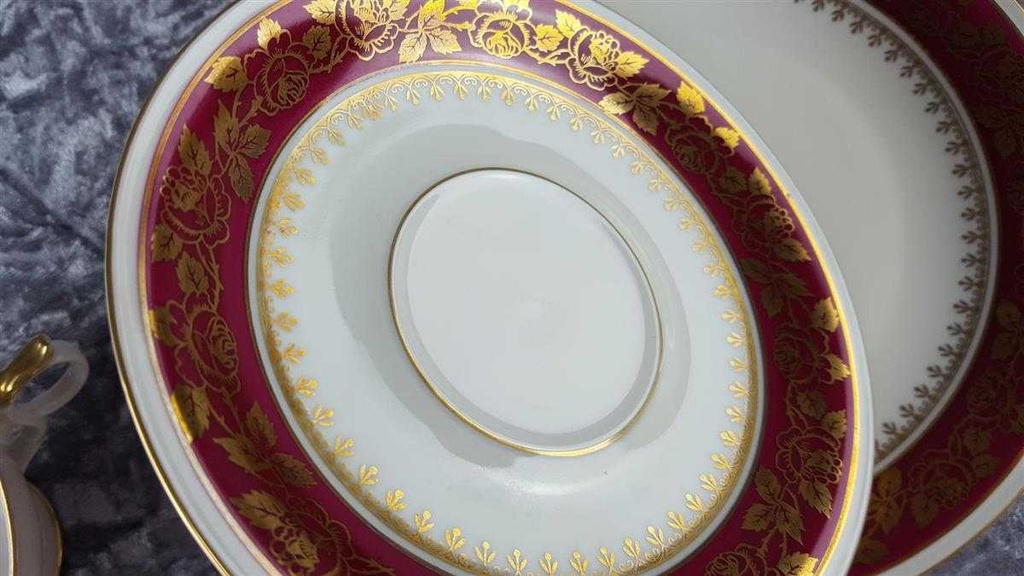 [45817365] Teetasse Sammeltasse Tasse 3tlg Schaller Sammeltassen Elfenbein Beige Bavaria gebraucht - sehr gut Bild 5