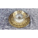 [45817366] Teetasse Sammeltasse Tasse Golddekor 3tlg Kaiser Porzellan Alka Kunst Bavaria gebraucht - gut Bild 4