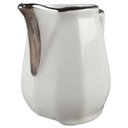 [45817368] Milchkännchen Apilco Porcelaine weiß mit Platinrand gebraucht - sehr gut Bild 2