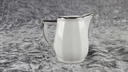 [45817368] Milchkännchen Apilco Porcelaine weiß mit Platinrand gebraucht - sehr gut Bild 4