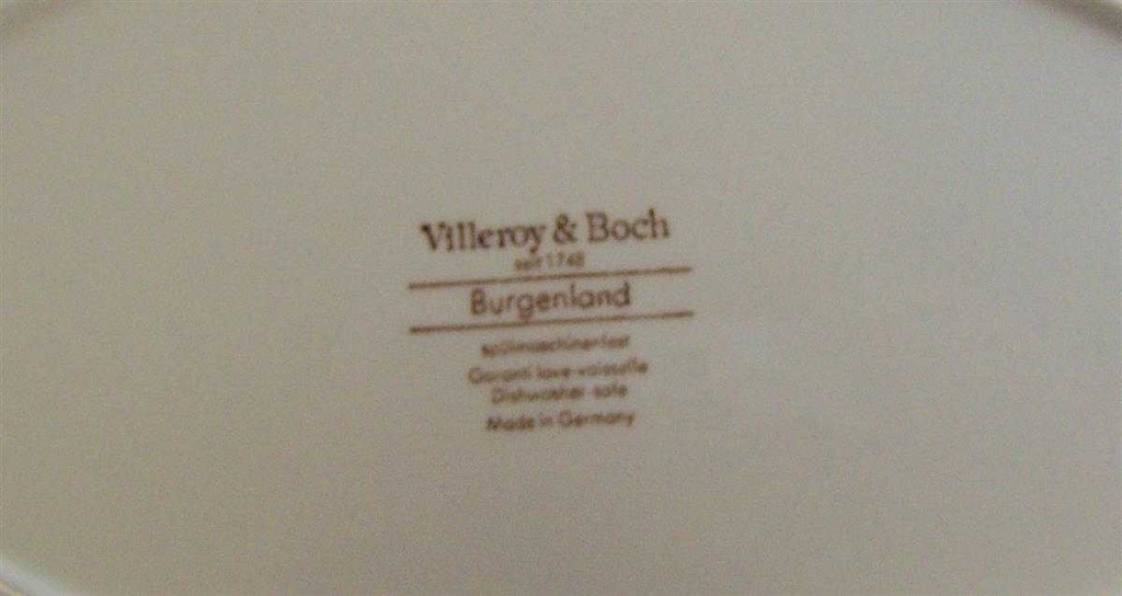 [4581737] Fleischplatte 30,5x20,2 cm Villeroy & Boch Burgenland Grün gebraucht - sehr gut Bild 3