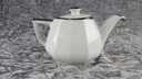 [45817370] Teekanne 1,1 L Apilco Porcelaine weiß mit Platinrand gebraucht - gut Bild 3