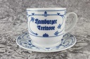 [2119340] 2er Set Teetasse Tasse Julius Lange Kahla Indisch Blau Strohblume Hamburger gebraucht - gut Bild 3