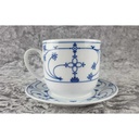 [2119340] 2er Set Teetasse Tasse Julius Lange Kahla Indisch Blau Strohblume Hamburger gebraucht - gut Bild 4