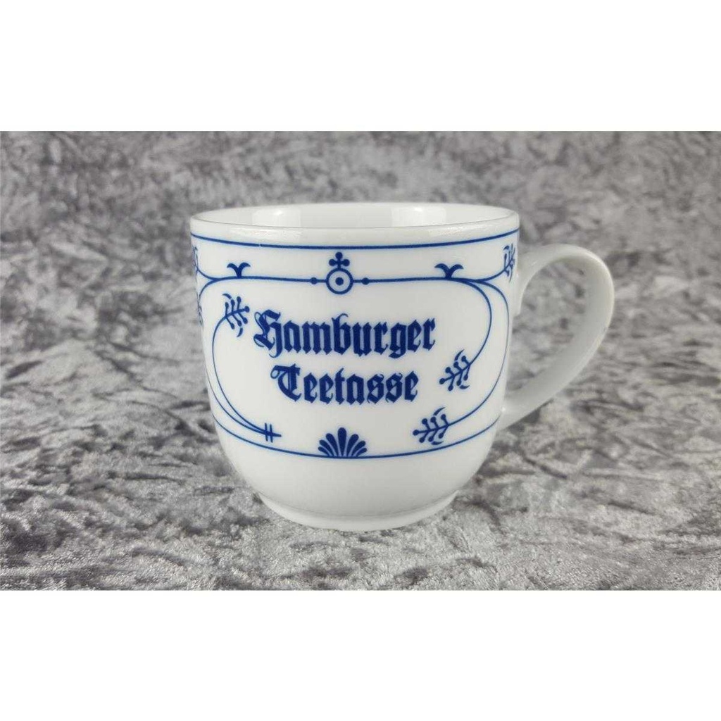 [2119340] 2er Set Teetasse Tasse Julius Lange Kahla Indisch Blau Strohblume Hamburger gebraucht - gut Bild 5