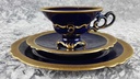 [45817390] Sammelgedeck Golddekor 3tlg Graf von Henneberg gebraucht - gut Bild 3