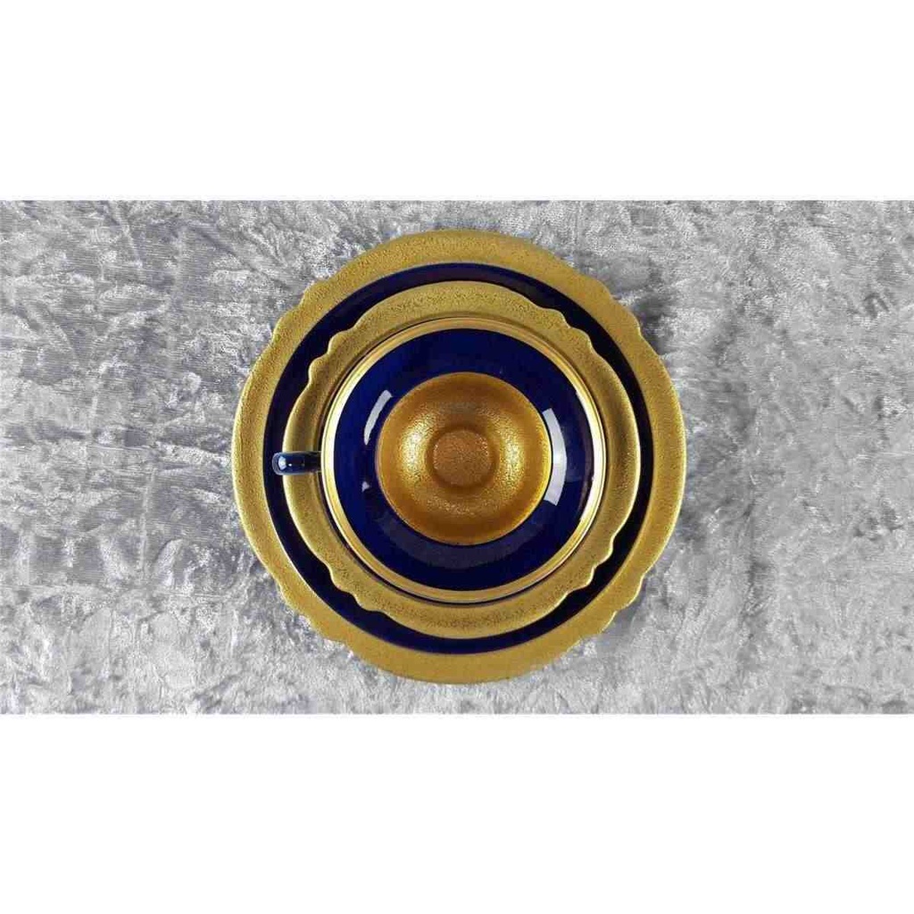 [45817390] Sammelgedeck Golddekor 3tlg Graf von Henneberg gebraucht - gut Bild 6