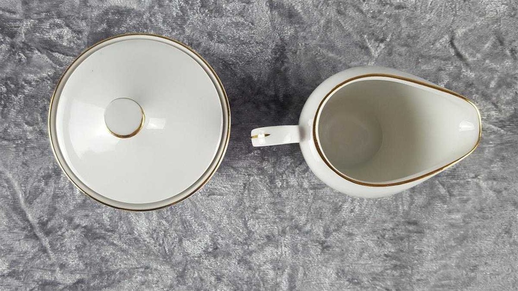 [45817397] Zuckerdose Milchkännchen und Plankenhammer gelbe Blume Bavaria gebraucht - gut Bild 3