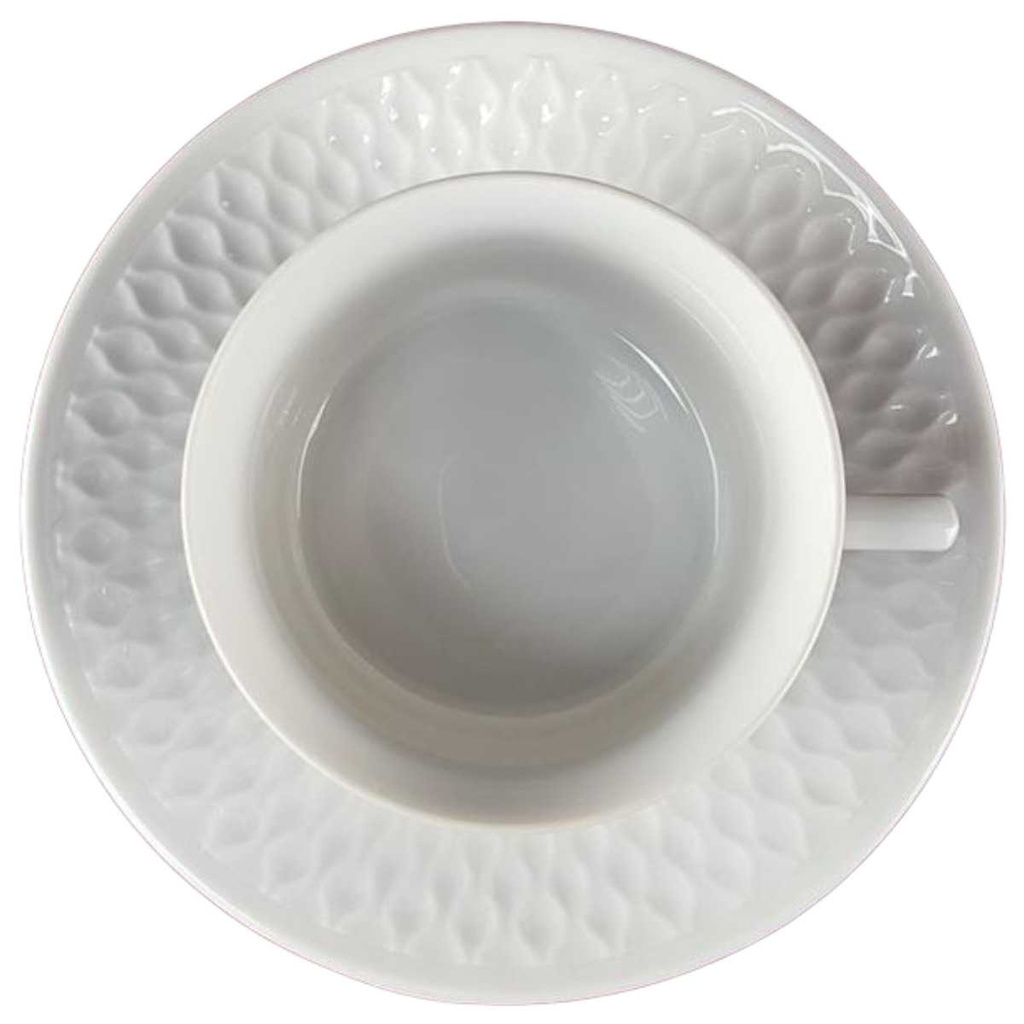 [45817408] Kaffeetasse mit Untertasse Tasse Schirnding Bavaria Dekor blau grau gebraucht - gut Bild 2