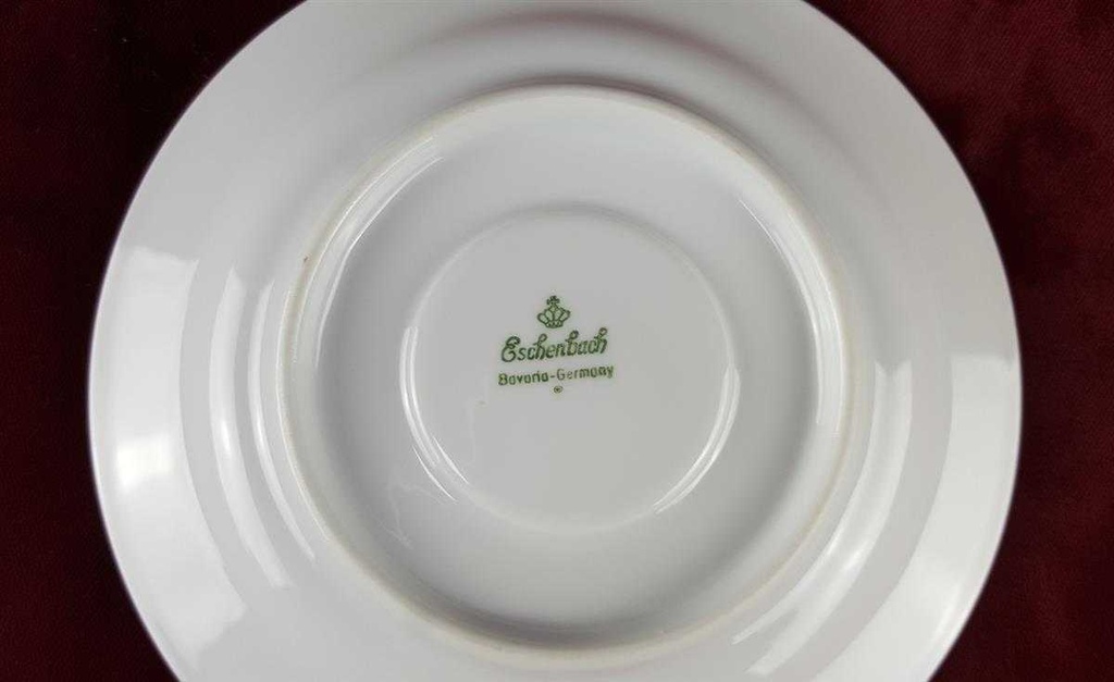 [45817409] Untertasse für Kaffee 14,5 cm Eschenbach Venedig Perlrand Braun Grau Bild 3