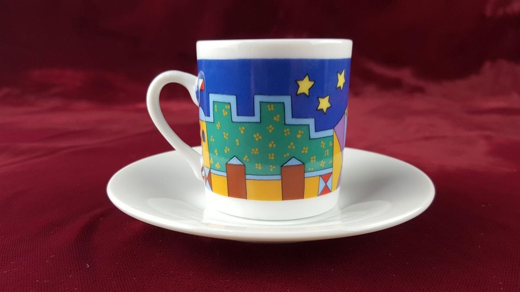 [45817414] Mokkatasse Tasse Espressotasse 2tlg Berendsohn Art Design Rosier gebraucht - sehr gut Bild 3