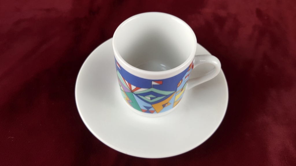 [45817414] Mokkatasse Tasse Espressotasse 2tlg Berendsohn Art Design Rosier gebraucht - sehr gut Bild 4