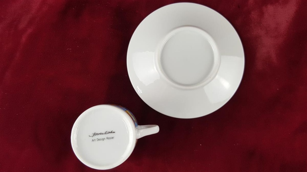 [45817414] Mokkatasse Tasse Espressotasse 2tlg Berendsohn Art Design Rosier gebraucht - sehr gut Bild 6
