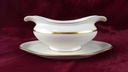 [45817415] Sauciere mit Teller Golddekor Eschenbach Elfenbein Bavaria gebraucht - sehr gut Bild 3