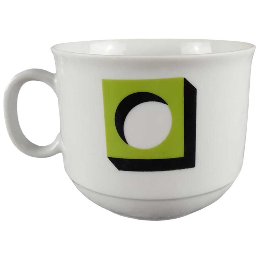 [45817426] Kaffeetasse Tasse Seltmann Weiden Geometrisches 3D Dekor gebraucht - gut Bild 2