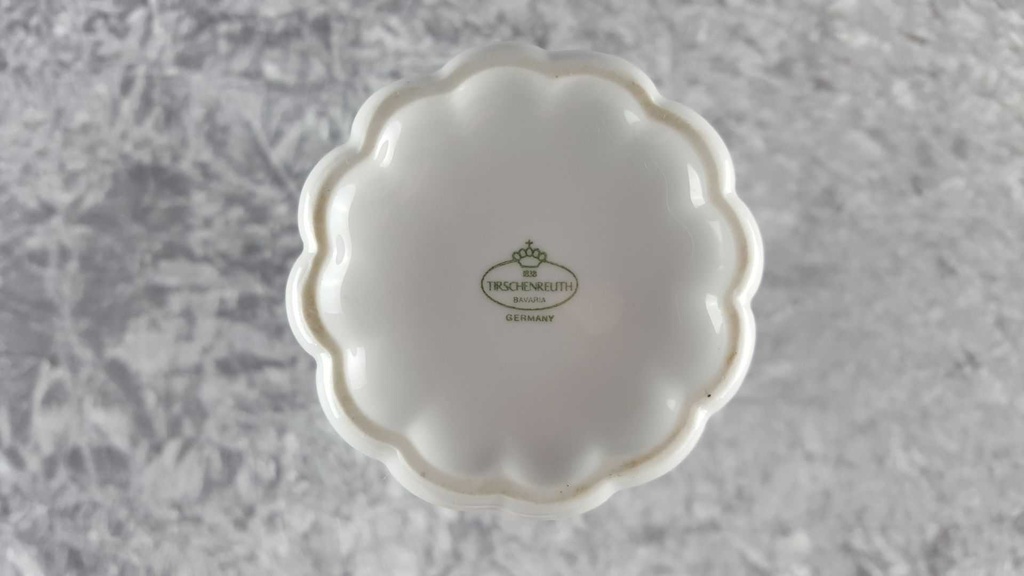 [45817428] Vase 29 cm Tirschenreuth Weiß gebraucht - sehr gut Bild 5