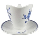 [45817432] Sauciere mit Teller 1tlg Seltmann Weiden Isolde Bayerisch Blau gebraucht - sehr gut Bild 2