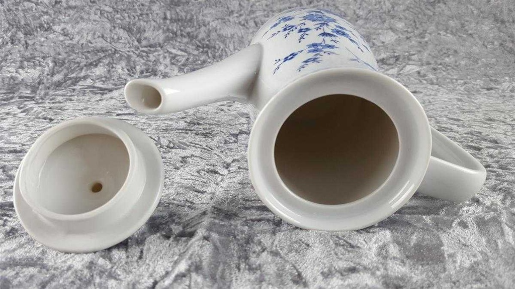 [45817446] Kaffeekanne Kanne 1,3 L Seltmann Weiden Doris Bayerisch Blau gebraucht - sehr gut Bild 6