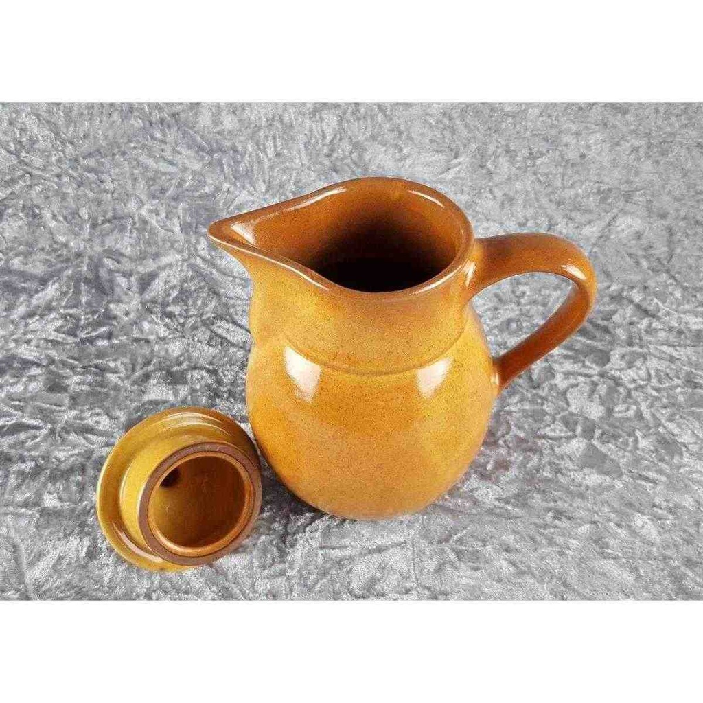 [45817448] Kaffeekanne Kanne Saftkrug Milchkrug 1,1 L Friesland Melitta Ammerland Ceracron Sekunda Eichenforst Braun gebraucht - sehr gut Bild 3