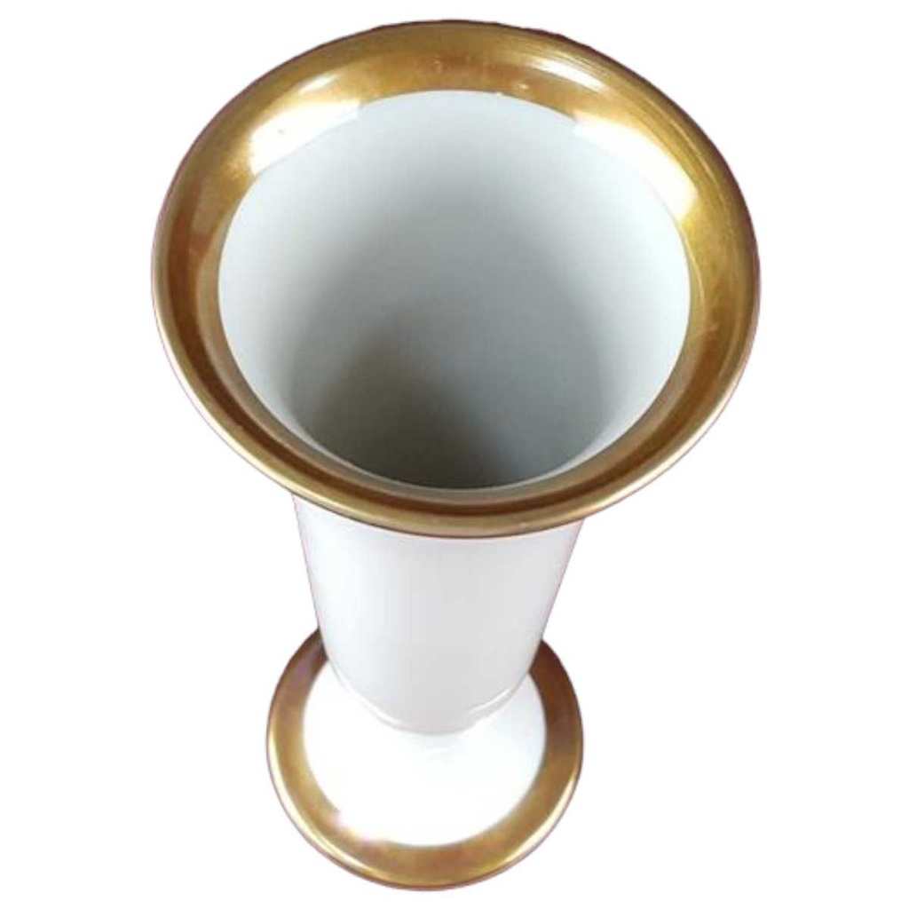 [45817449] Vase Goldrand 20 cm Händel Bavaria gebraucht - gut Bild 2
