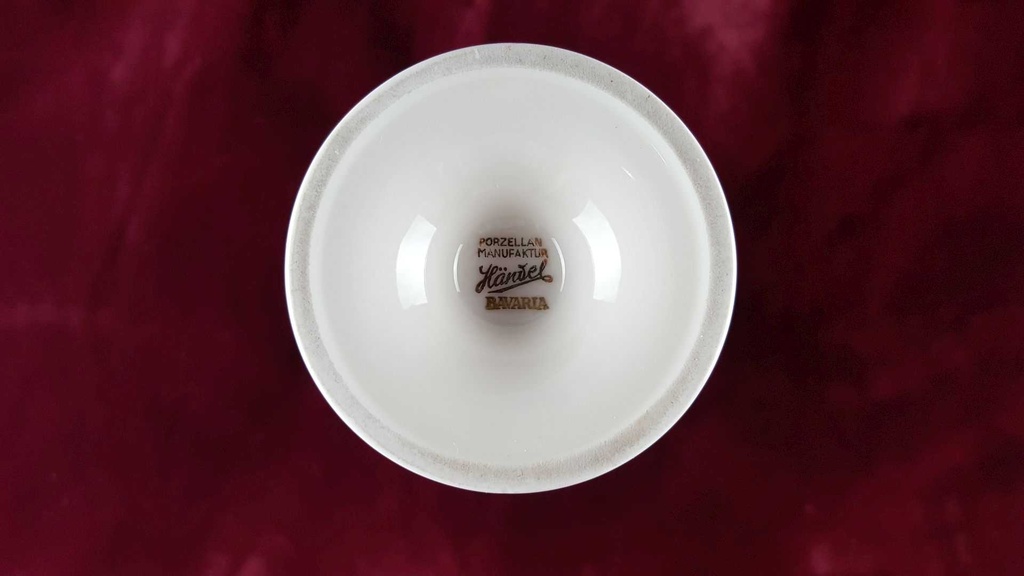 [45817449] Vase Goldrand 20 cm Händel Bavaria gebraucht - gut Bild 5