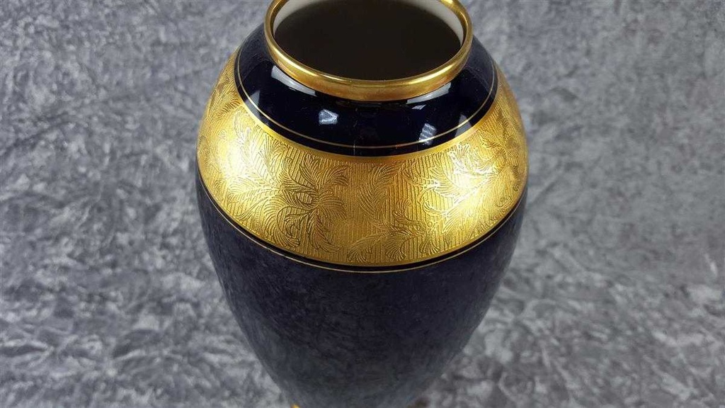 [45817451] Vase Handarbeit 29,5 cm Lindner Porzellan gebraucht - gut Bild 3