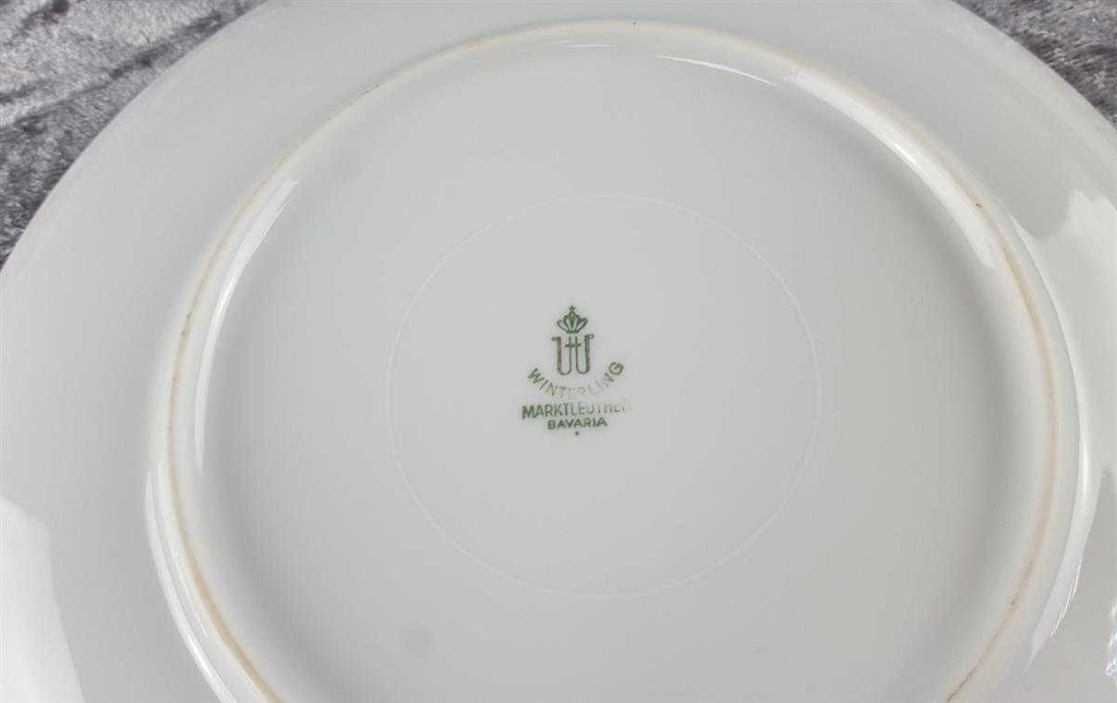 [45817455] Kuchenteller Dessertteller Frühstücksteller 19,5 cm Winterling Marktleuthen Schottenkaro rot schwarz gebraucht - sehr gut Bild 4