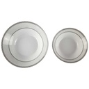 [2119342] 2er Set Schüssel 24 cm Flirt Weiß gebraucht - gut Bild 2