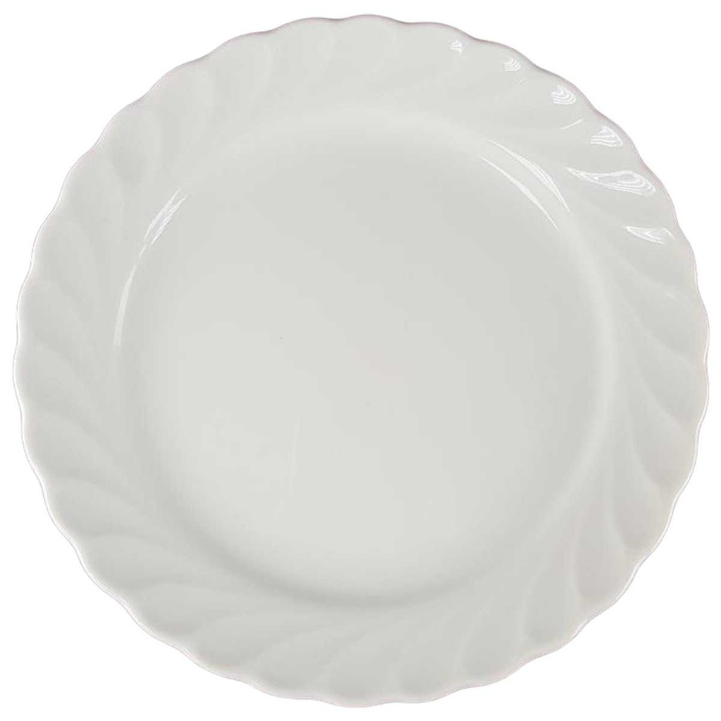 [45817466] Kuchenteller 19,6 cm Schirnding Bavaria Pallas Weiß gebraucht - sehr gut Bild 2