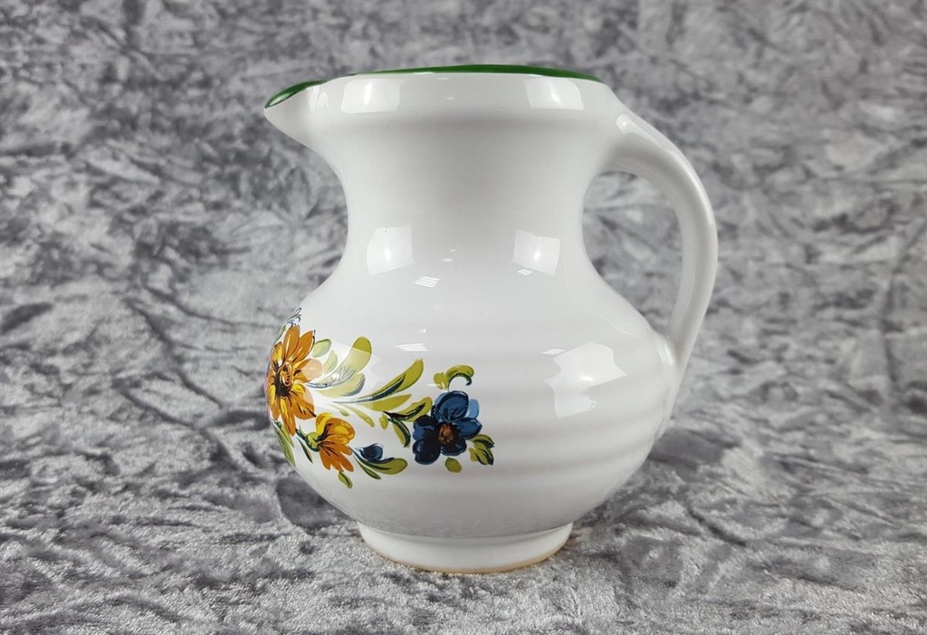 [45817467] Keramik Milchkännchen mit Blumendekor 0,25 L Bild 2