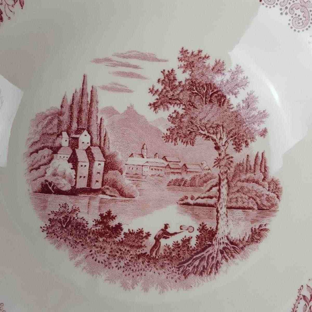 [4581747] Schüssel Gemüseschüssel auf Fuß 23,2 cm Villeroy & Boch Burgenland Rot Bild 7