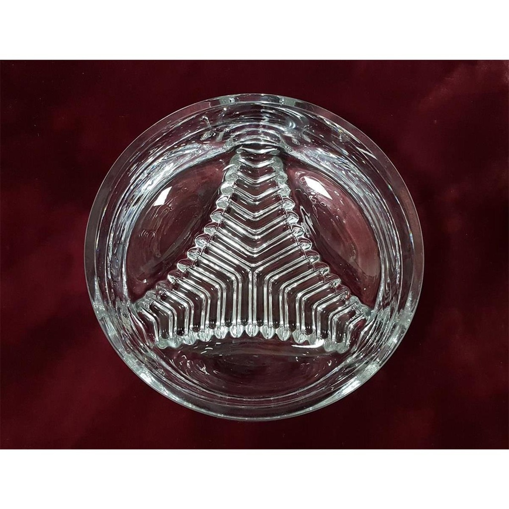 [45817470] Schale Handarbeit 8,4 cm Bohemia Transparent gebraucht - gut Bild 4