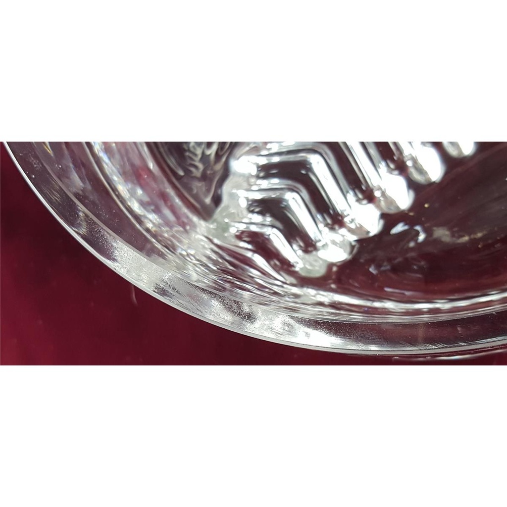 [45817470] Schale Handarbeit 8,4 cm Bohemia Transparent gebraucht - gut Bild 7