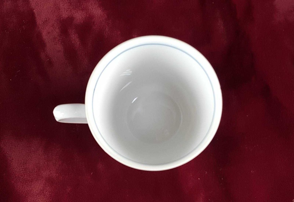[45817471] Kaffeetasse Tasse Winterling Schwarzenbach Indisch Blau Strohblume gebraucht - sehr gut Bild 6